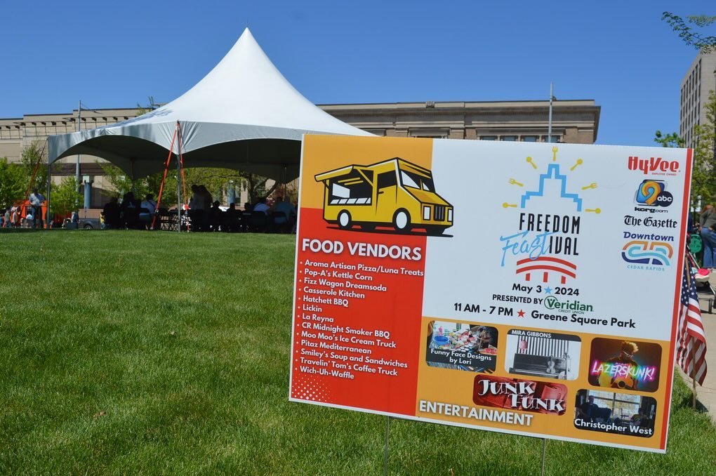 WHAT 👏🏻 A 👏🏻 DAY 👏🏻

Thank you all so much for coming out to our first ever Freedom FEASTival presented by Veridian Credit Union ! It was an absolute perfect day of local food and fun ☀️ 🍽️

Thank you to our sponsors for making it possible: Th