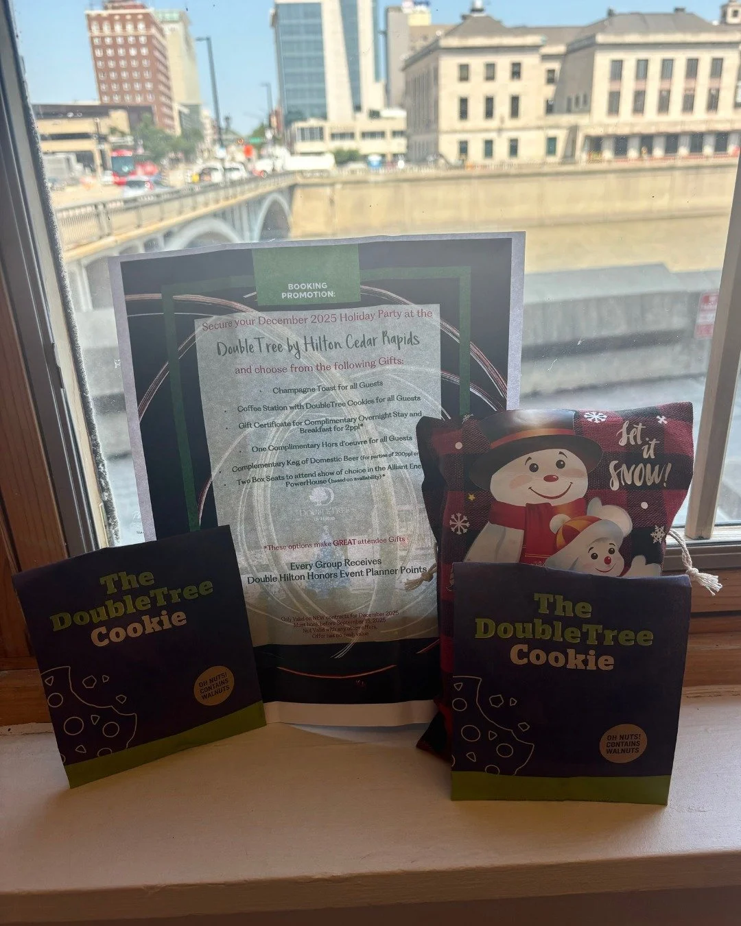 A big thank you to the DoubleTree for thinking of us! 💛 #CommunityLove #Gratitude
