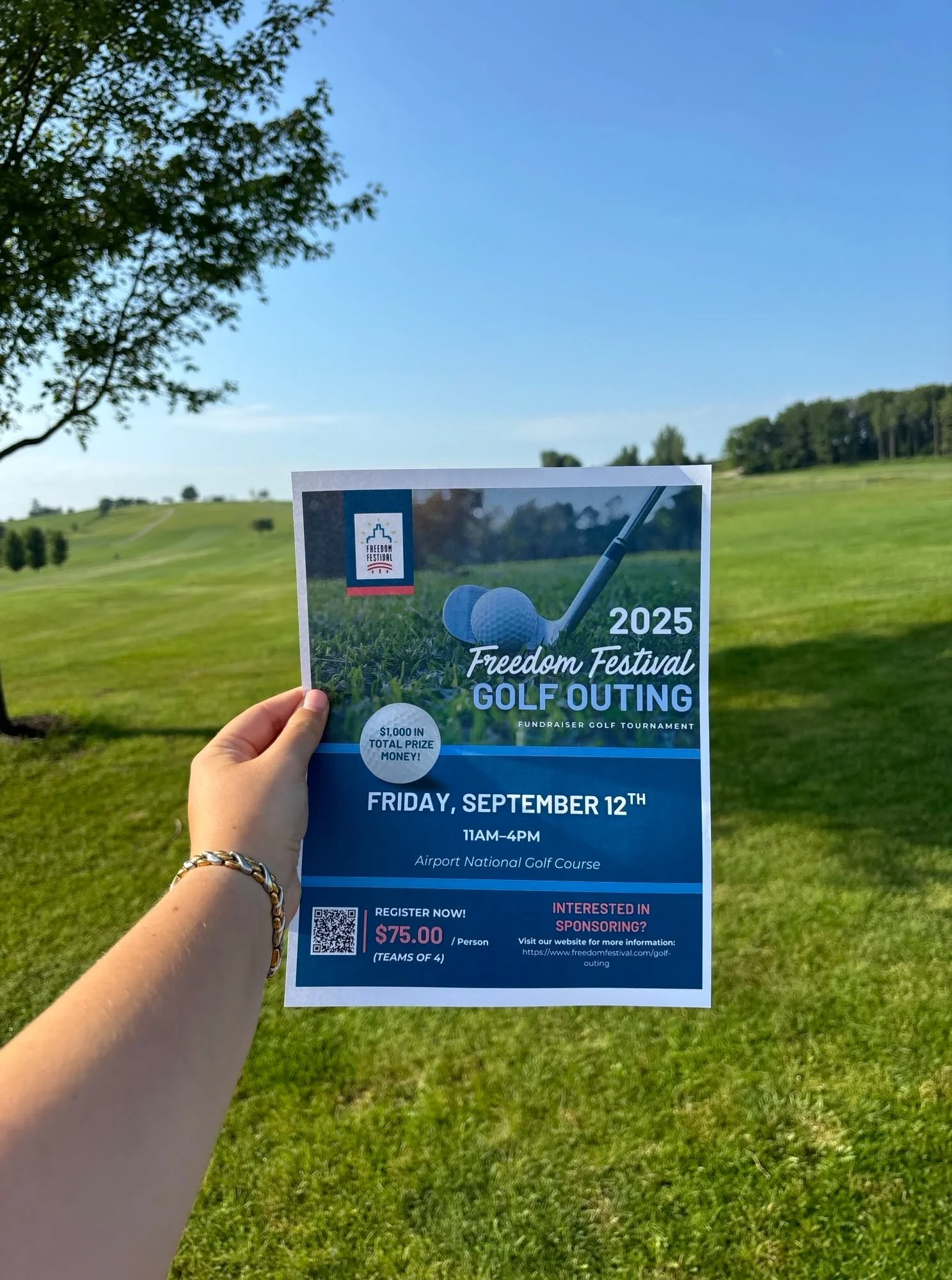⛳ Still Wanted: Golfers &amp; Hole Sponsors &mdash; Spots Are Filling Fast!

Don&rsquo;t miss your chance to be part of one of our most popular events of the year! Join us Friday, September 12th, 11 AM&ndash;4 PM at Airport National Golf Course for o