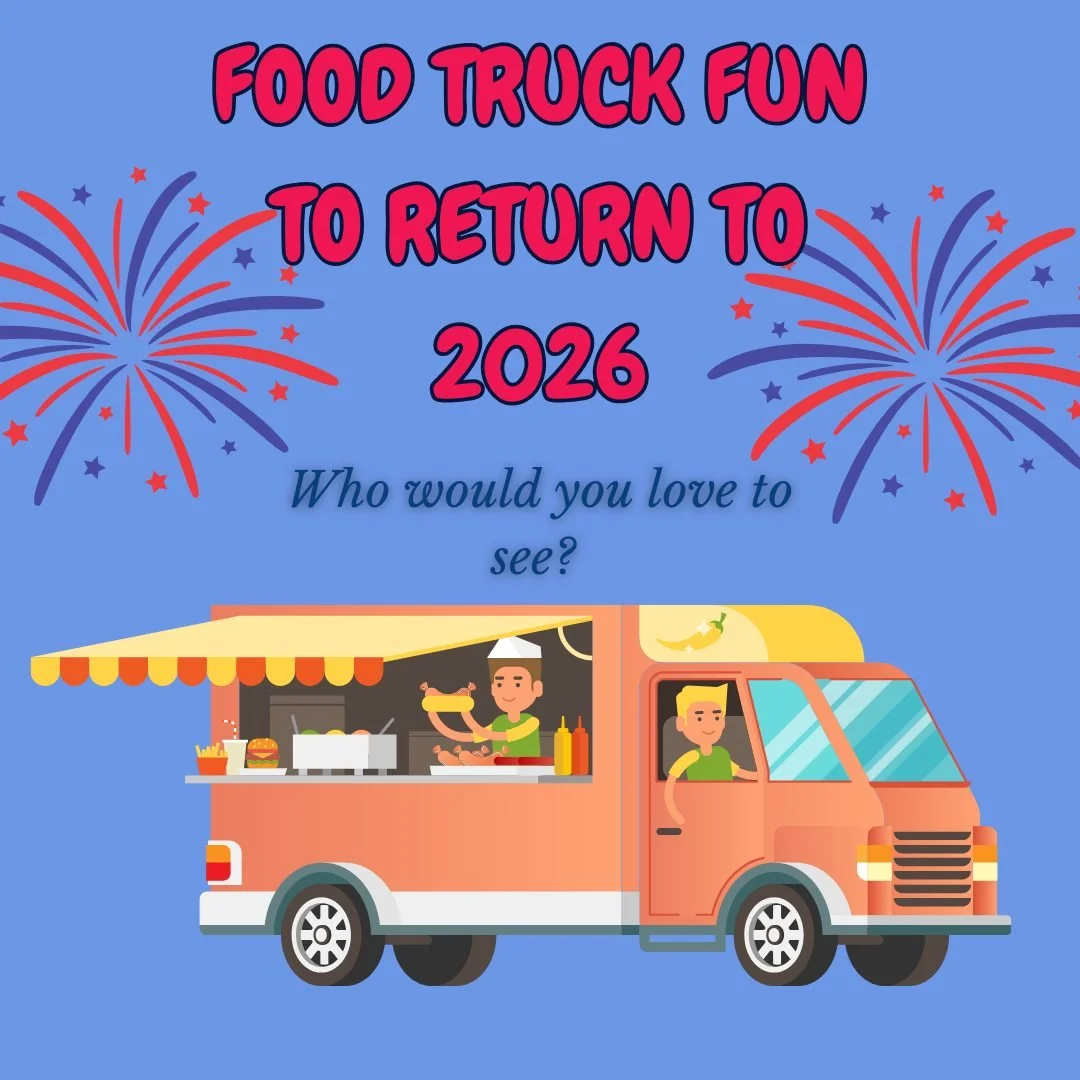 We had so much Freedom Fun with our Food Truck Thursdays this year and all of our food vendors that helped make the festival a success! Planning for next year is in full swing and we would love to know who were your favorites or who you would love to