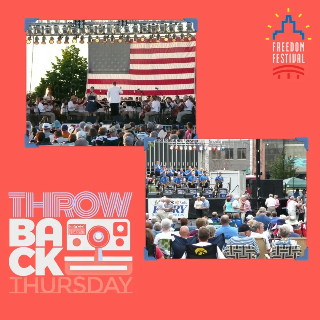 🎆Throwback Thursday! Red, white, and tunes 🎵 Any guesses which 20?? Freedom Festival this was? 🇺🇸