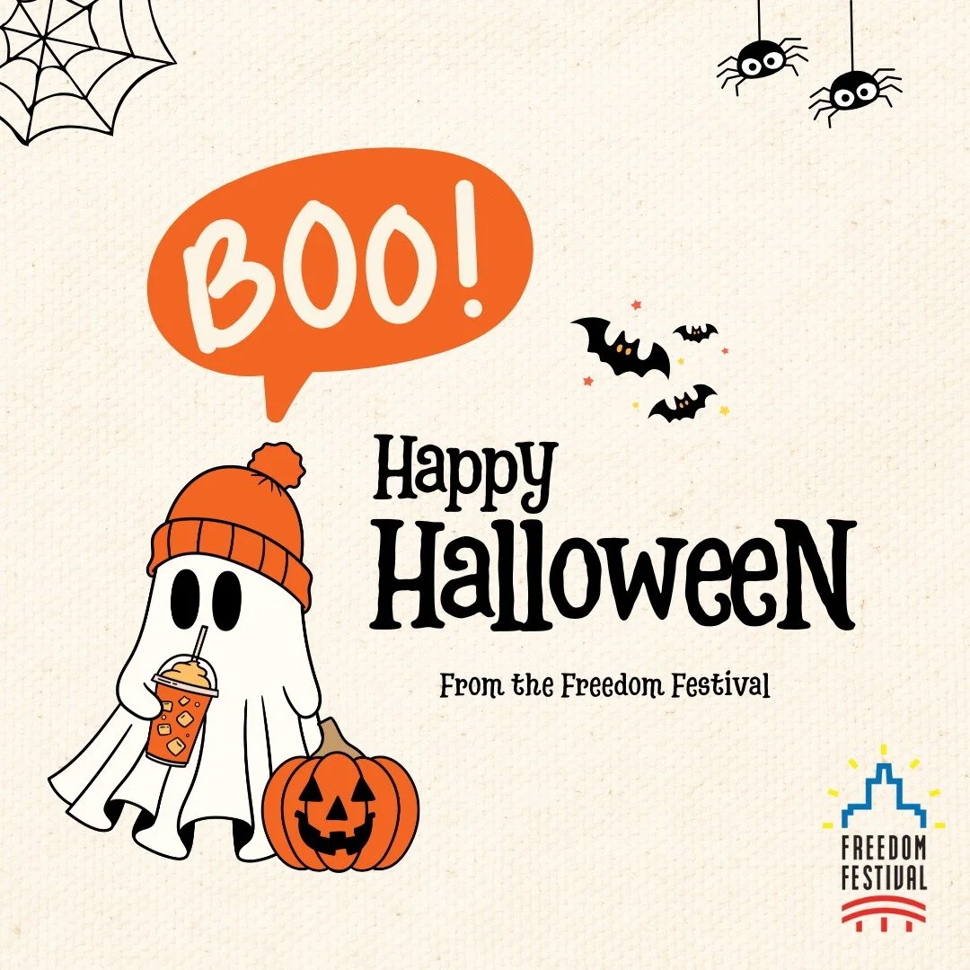 🎃👻 Happy Halloween from all of us at the Freedom Festival! Wishing you a spook-tacular day filled with treats, fun, and a little bit of fright!