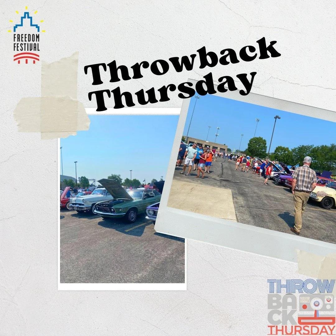 🚗✨#ThrowbackThursday to our 2021 Freedom Festival Car Show! Held every July 4th, this community favorite brings the classics, the shine, and the crowd year after year. Who's ready to see it back again?