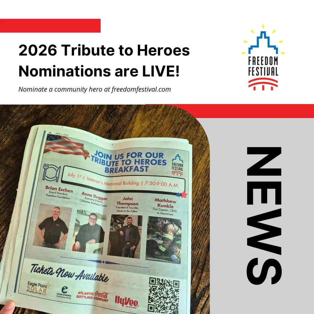 Honor the heroes who make a difference every day ❤️

Tribute to Heroes nominations are now open! Help us recognize the individuals who go above and beyond for our community. Submit your nomination today and shine a light on someone deserving. ⭐

👉ht