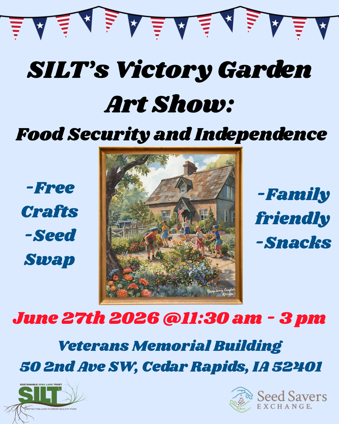SILT’s Victory Garden Art Show: Food Security and Independence 