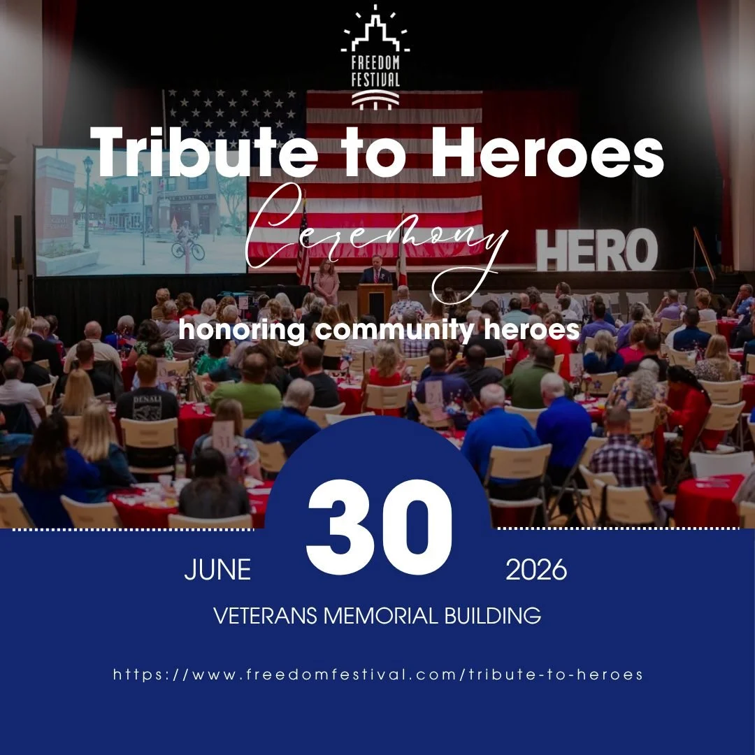 Tribute to Heroes is back for the 2026 festival and registration is OPEN! 🎖

Join us on June 30th at the Veterans Memorial Building downtown Cedar Rapids as we honor four community heroes going above and beyond to make Eastern Iowa a better place. ❤