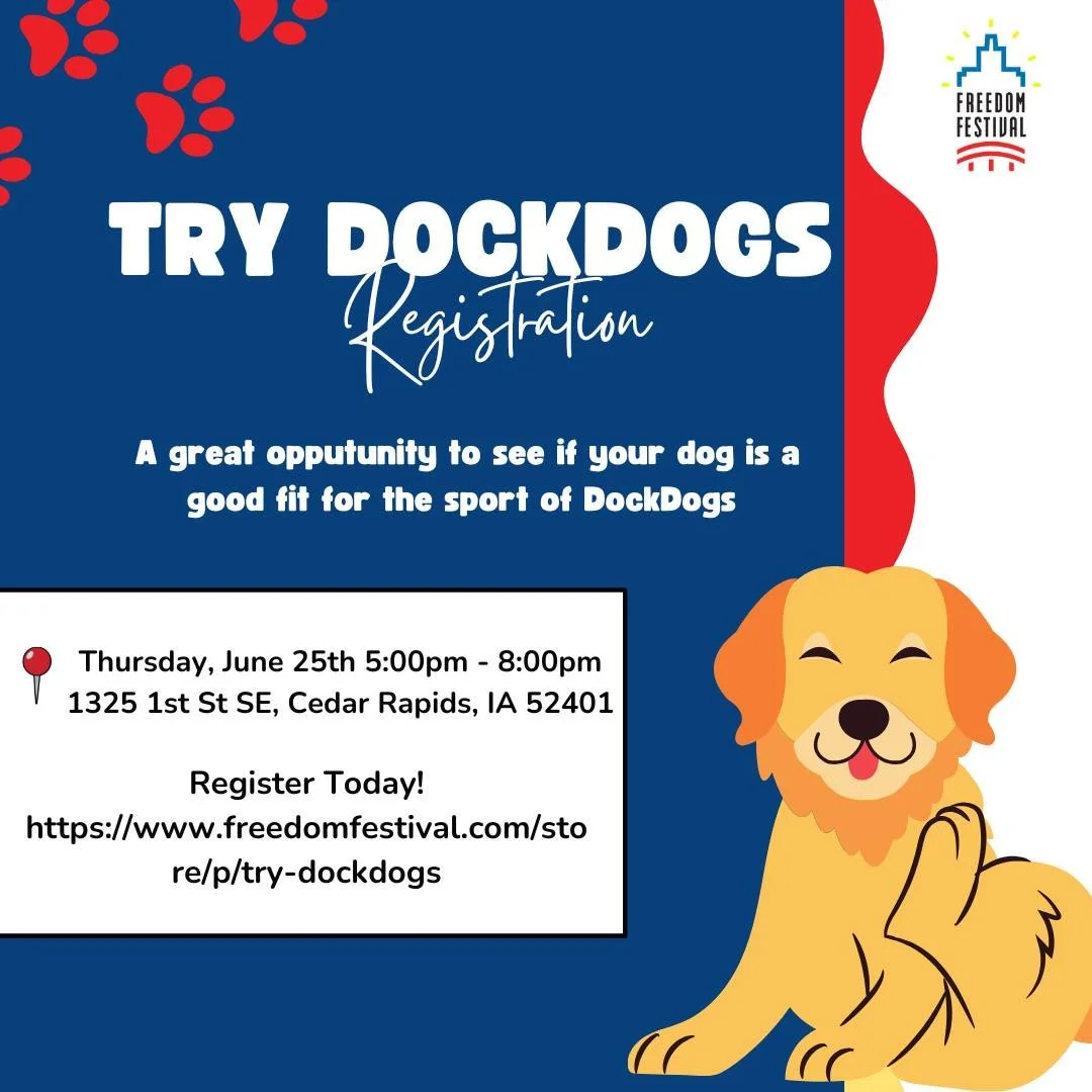 🐾💦 &ldquo;Let&rsquo;s Try DockDogs&rdquo; is back and ready for your pup to make a splash! Whether your dog is a natural jumper or completely new to the sport, this is the perfect opportunity to experience the excitement of DockDogs in a fun and su