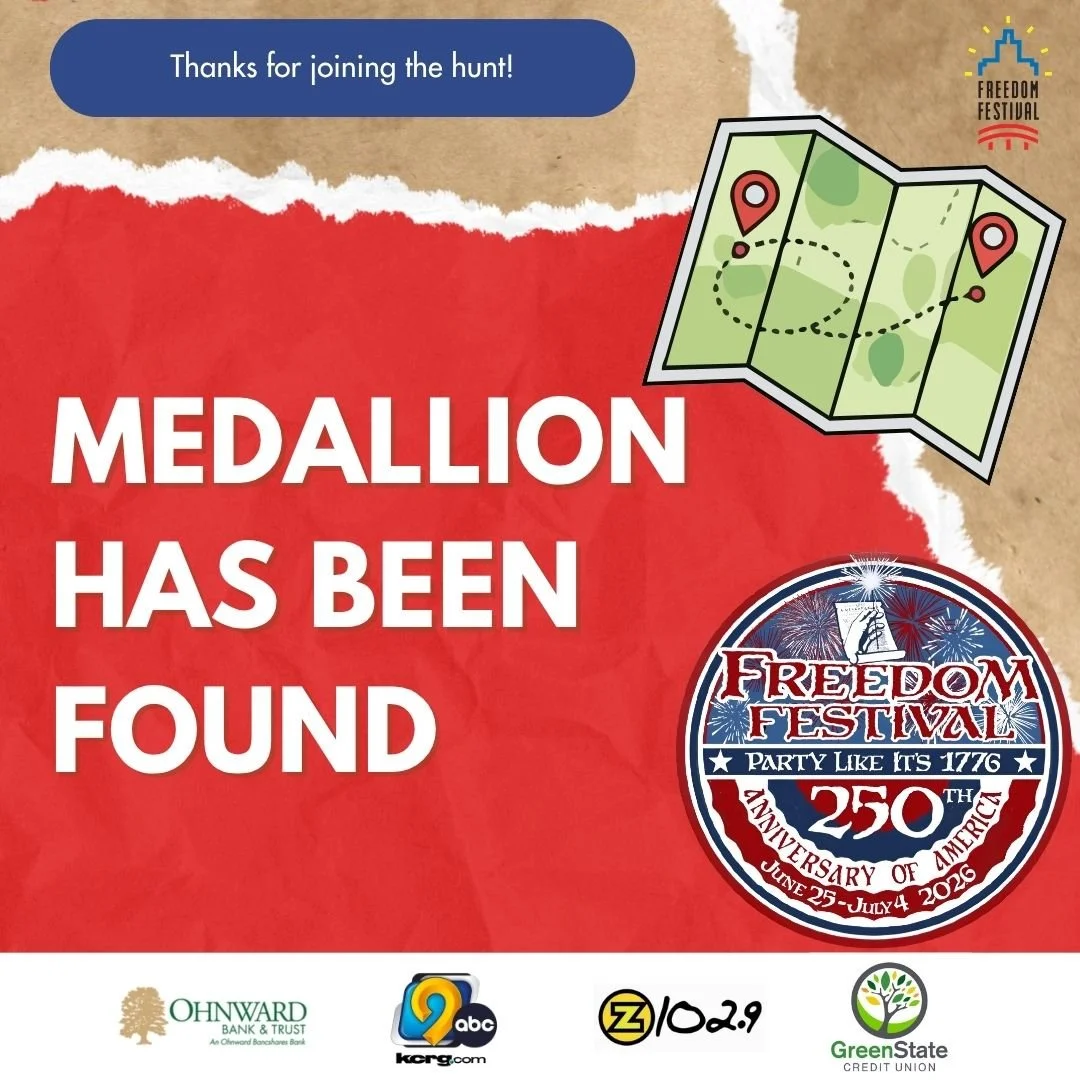 🎉 The Medallion Has Been Found! 🎉

Thank you to everyone who participated and joined in on the fun of this year&rsquo;s Medallion Hunt! We loved seeing the excitement from the community as everyone searched for clues and followed along throughout t