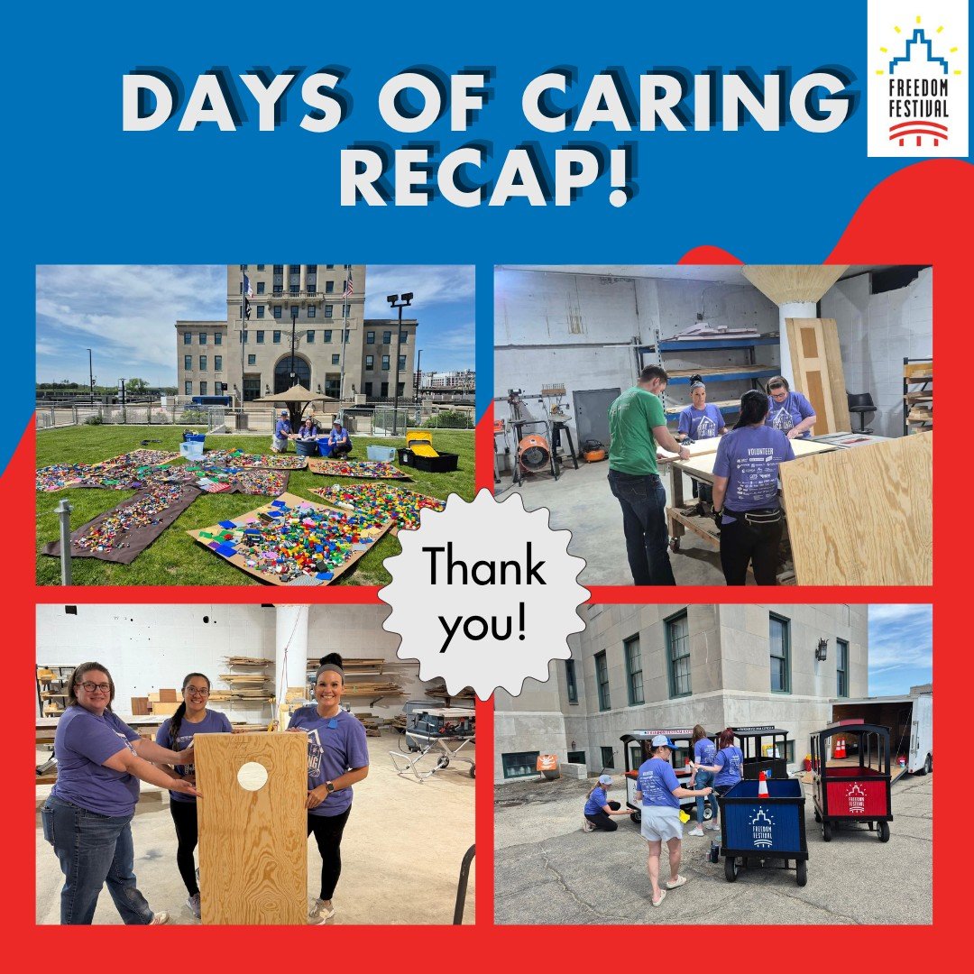 A big THANK YOU to all the amazing volunteers who joined us for United Way&rsquo;s Day of Caring last week! 💪🎉

We spent the day cleaning, organizing, and building as we gear up for this year&rsquo;s Freedom Festival. Your time and energy make a hu