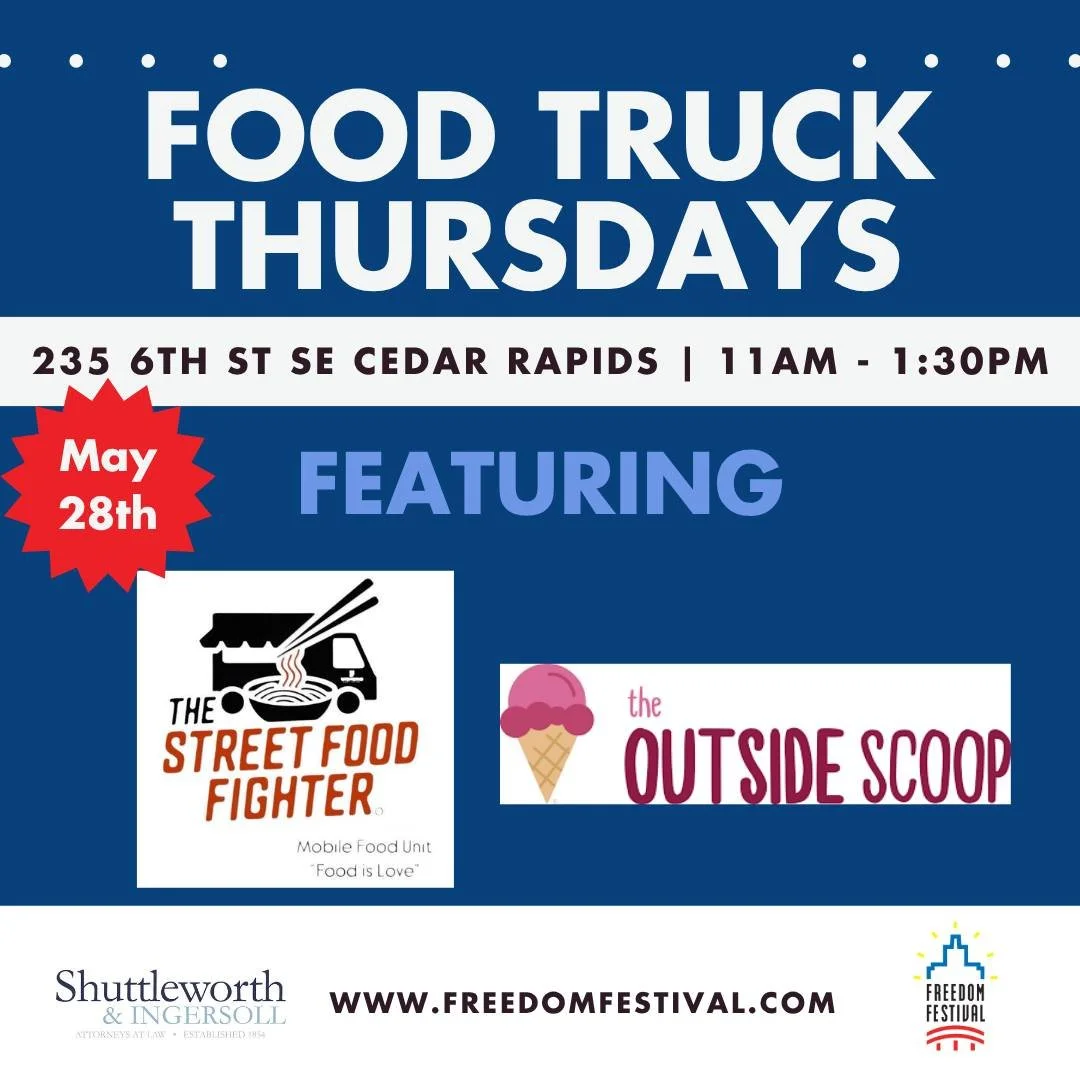 We are so excited to kick off our Food Truck Thursdays event TOMORROW! 🎉🍴 Join us as we launch another great season of food, community, and fun with The The Street Food Fighter Mobile Food Unit  and @theoutsidescoop.

Come out to Shuttleworth &amp;