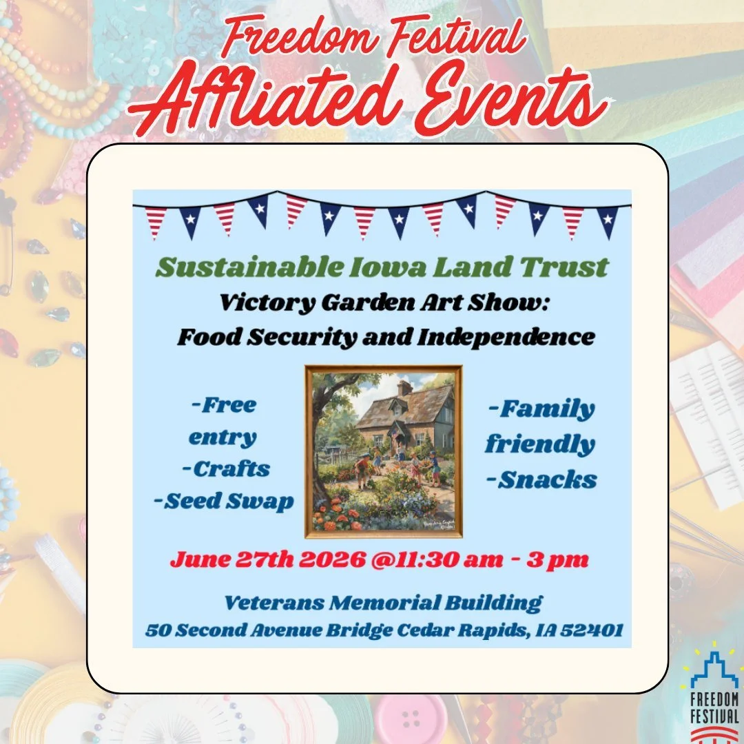 Affiliated Event Spotlight: SILT's Victory Garden Art Show: Food Security &amp; Independence!

Join us on Saturday, June 27, from 11:30 AM to 3:00 PM at the Veterans Memorial Building for a family-friendly, open-house-style event hosted by the Sustai