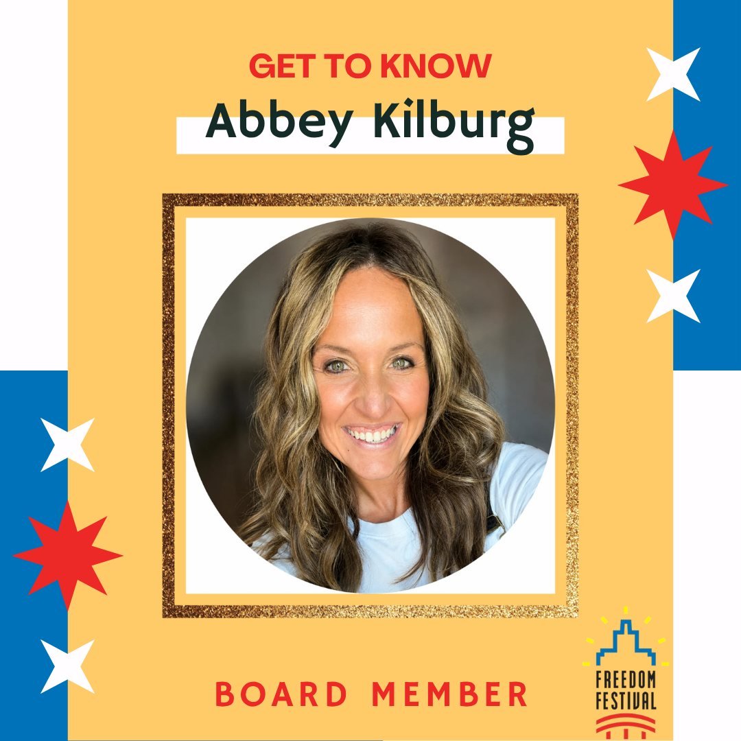 ✨ Introducing our new series: Meet the Board! ✨

Every Friday, we'll be spotlighting one of the incredible individuals who helps make the Freedom Festival possible. From planning events to volunteering behind the scenes, our Board of Directors works 