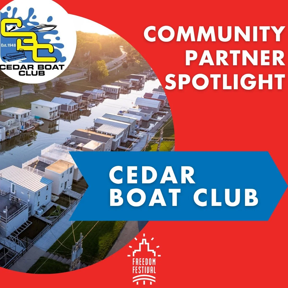 🚣 Community Partner Spotlight! 🚣

A huge thank you to the Cedar Boat Club  for helping make this year's Cardboard Boat Regatta a success! Their generosity and support played a big role in bringing this fun event to life.

The Cedar Boat Club gracio