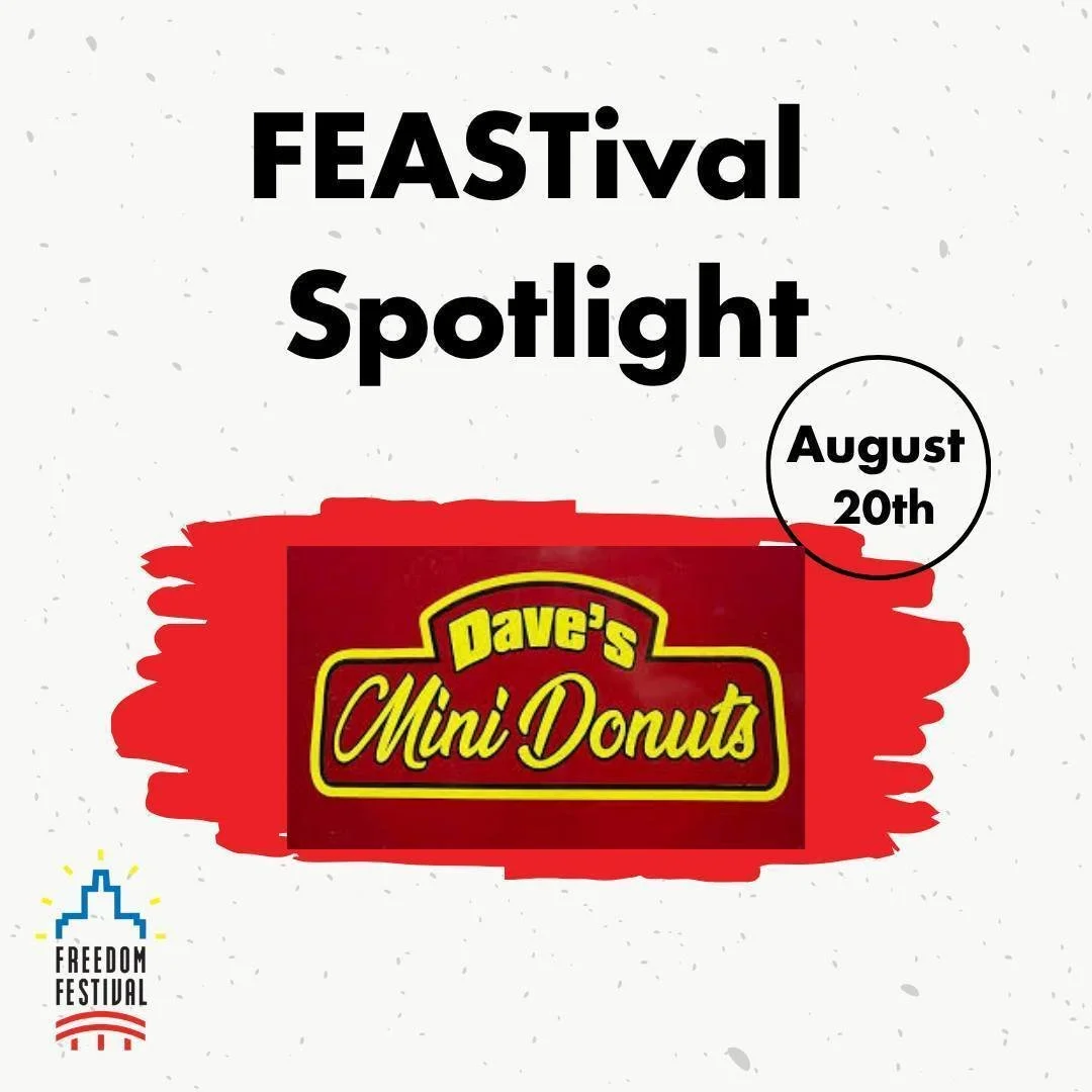 🍩 FEASTival Spotlight! 🍋

Get ready to satisfy your sweet tooth because Daves Mini Donuts is coming to FEASTival! 🍩✨

Here's what they'll be serving:
🍫 S'mores Mini Donuts
🍪 Oreo Mini Donuts
🍓 Strawberry Poptart Mini Donuts
✨ Buckets of Cinnamo