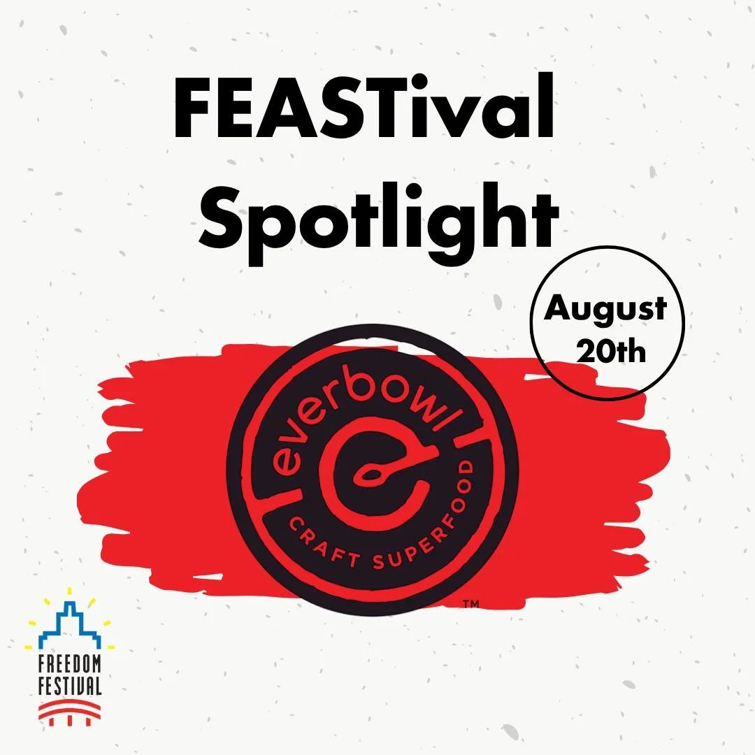 🥣 FEASTival Spotlight! 🫐🍓

Our next featured vendor is Everbowl !

Everbowl will be featuring create-your-own a&ccedil;a&iacute; bowls, where guests can choose their own fresh toppings, made to order. Their bases are dairy-free, vegan, and made wi