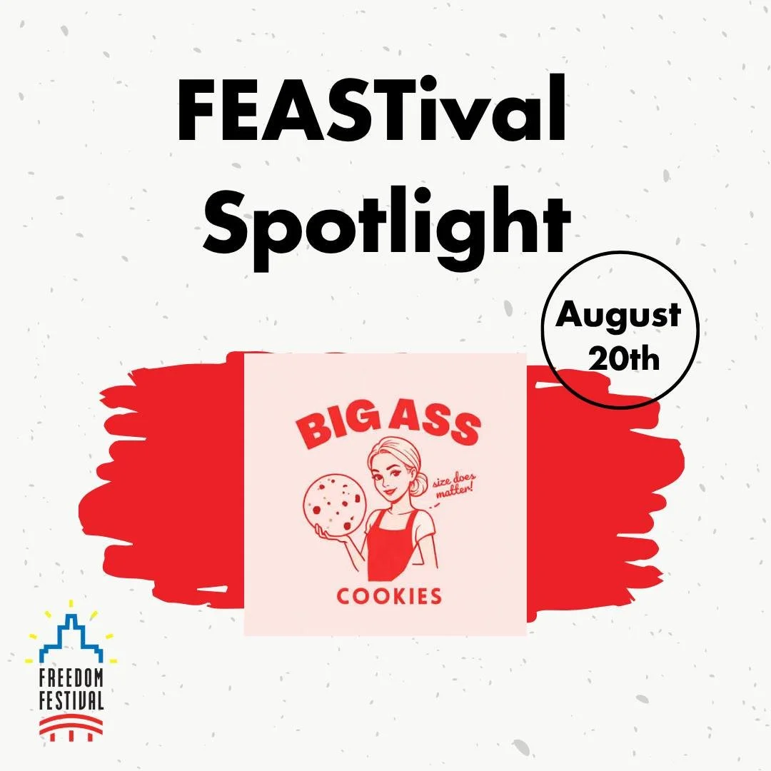 🍪 FEASTival Food Vendor Spotlight: Big Ass Cookies! 🤩

We&rsquo;re excited to have Big Ass Cookies joining us at FEASTival! If you&rsquo;re looking for something sweet, you&rsquo;ll definitely want to make a stop at their trailer. Here&rsquo;s a li