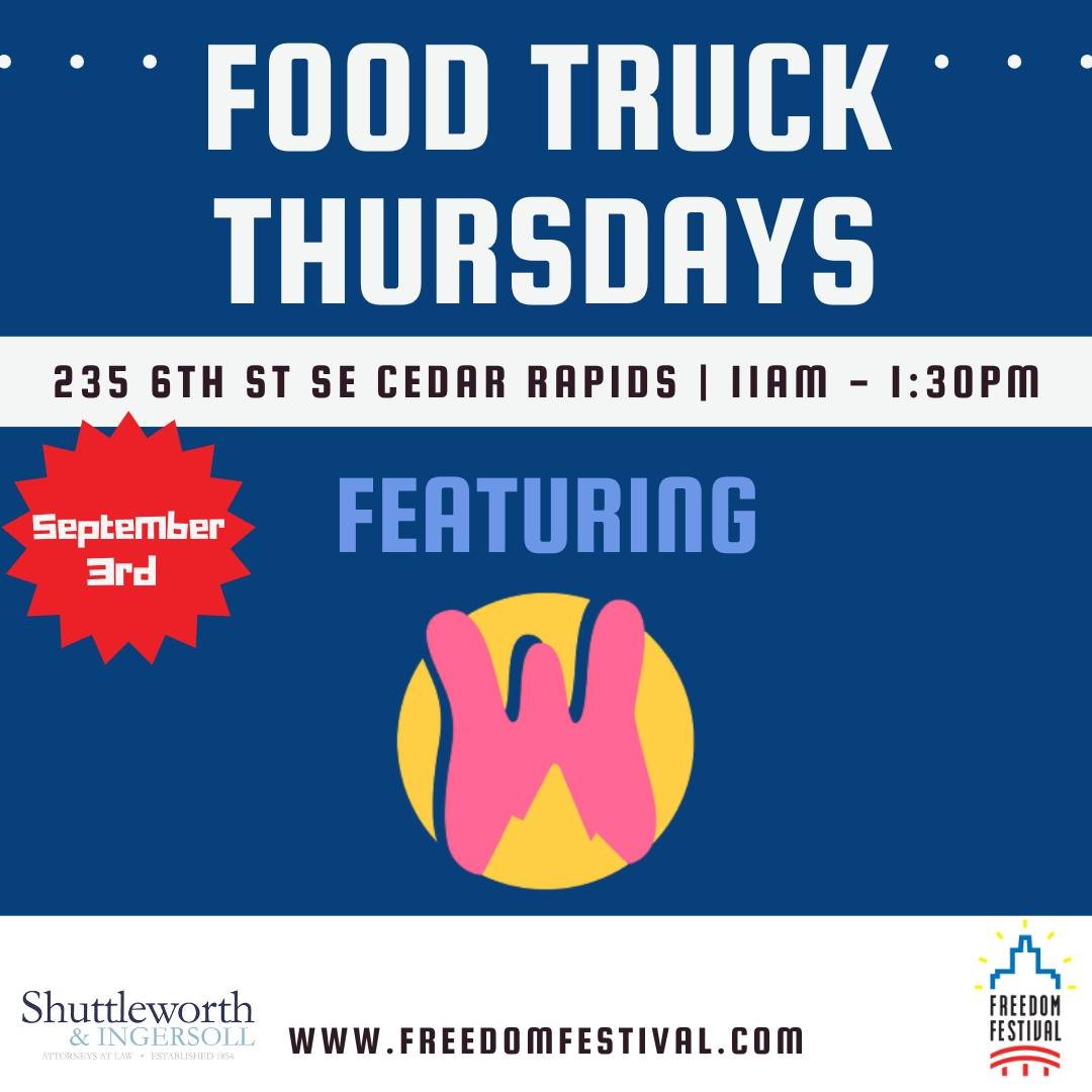 🚨 GOOD NEWS! We&rsquo;re not done quite yet! 🚨

We&rsquo;re squeezing in ONE MORE Food Truck Thursday! 🎉

After having to cancel one of our Thursdays earlier this season due to rain, we decided it was only right to make it up with one last Food Tr