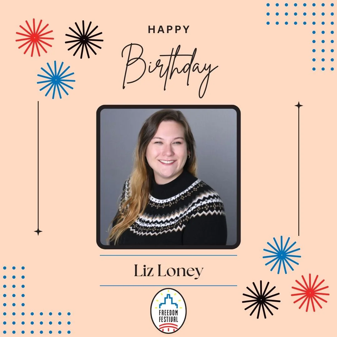 📋🎉 Happy Birthday to our Board Secretary, Liz!

Today we&rsquo;re celebrating Liz, who helps keep our Freedom Festival Board organized and on track all year long! ❤️🤍💙

We hope your birthday is filled with plenty of fun, laughter, and time to cel