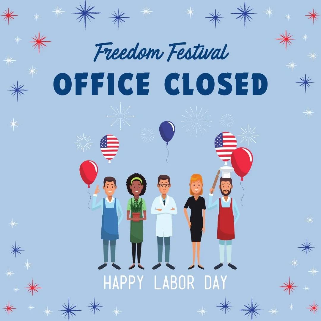 Happy Labor Day!

In observance of Labor Day, the Freedom Festival office will be closed on Monday, September 7th. We&rsquo;ll be back in the office on Tuesday and will respond to any messages as soon as we can.

We hope everyone enjoys a safe and re