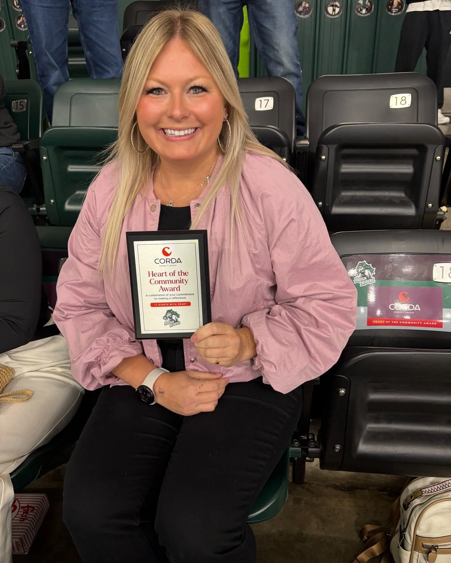 We are incredibly proud to congratulate Freedom Festival Executive Director Brittany Barnhart on receiving the Heart of the Community Award, presented by Corda Credit Union and the Cedar Rapids RoughRiders! 🎉

Brittany&rsquo;s passion for our commun