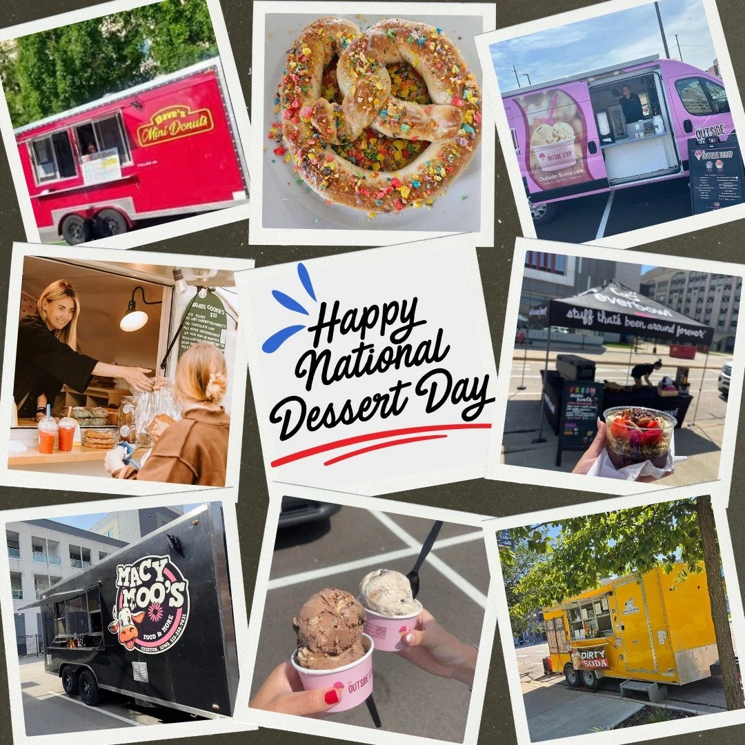 🍦🍩🍪 Life is sweeter with dessert! 😋

Happy National Dessert Day! 🎉

We've had the pleasure of working with some pretty DELISH food trucks over the years, and we couldn't let today go by without giving them a little shoutout! 💕

From ice cream a