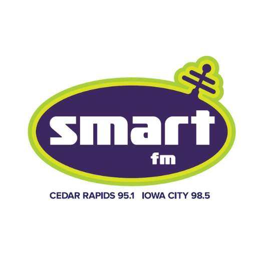 smart fm logo on a white background