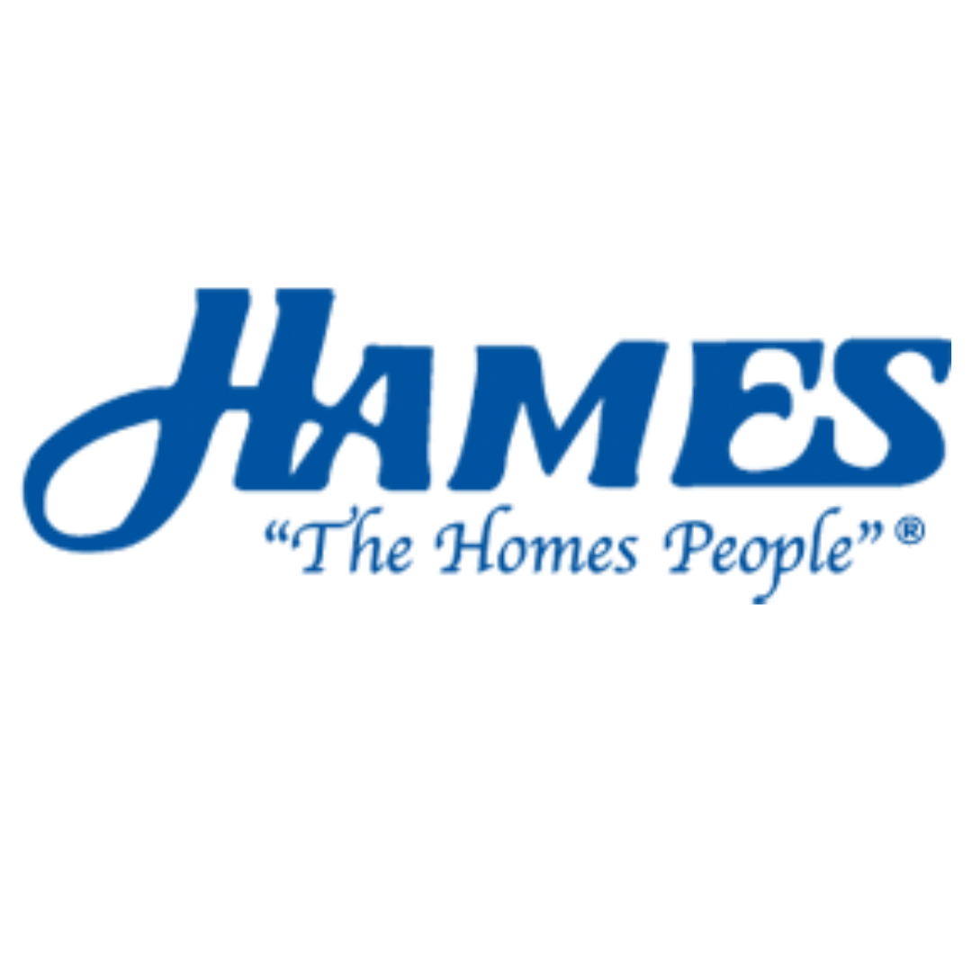Logo of James, a home improvement company, with the slogan 'The Homes People'
