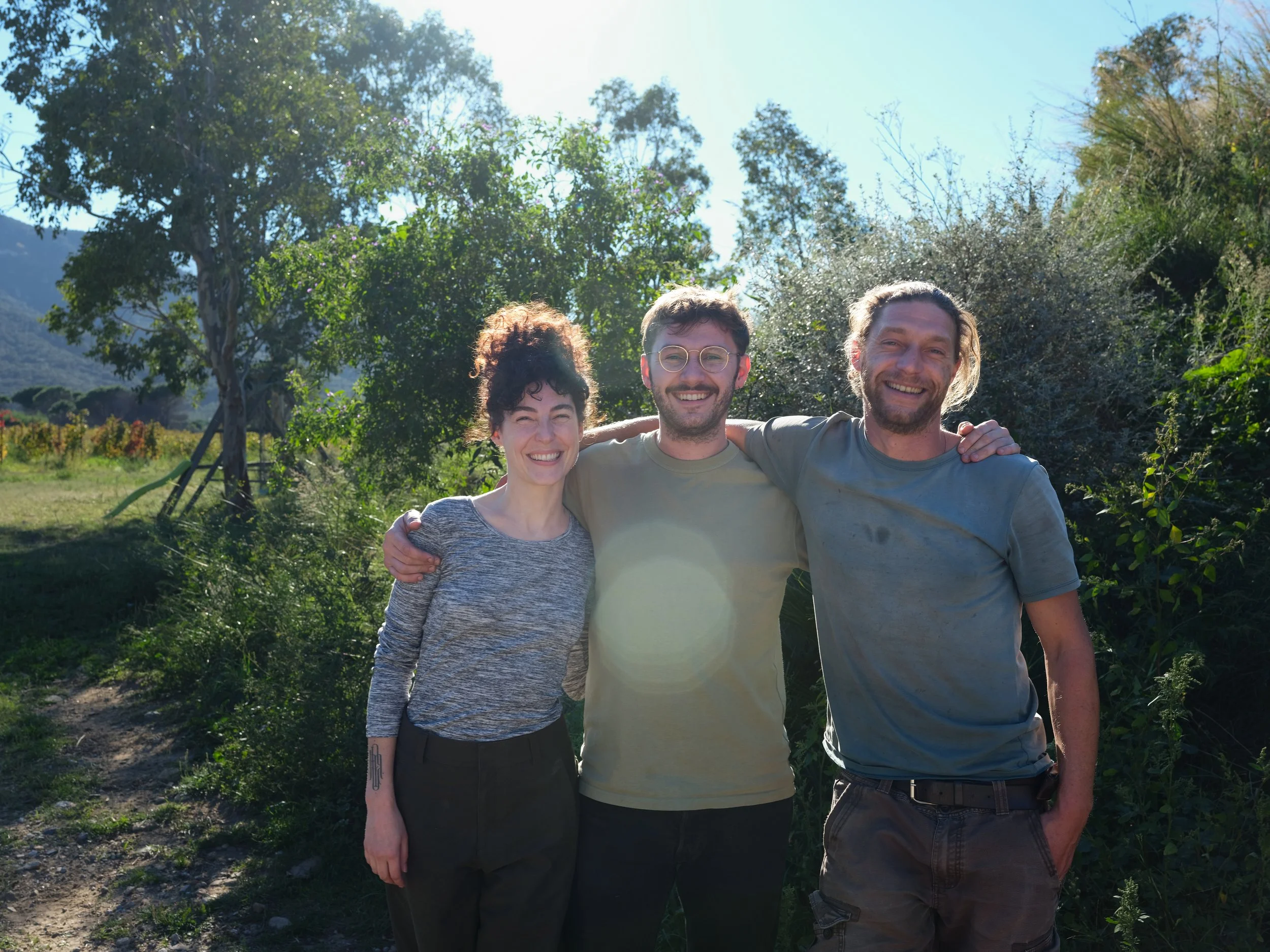 Jordan, Cecile, and Robin of Domaine Leonine