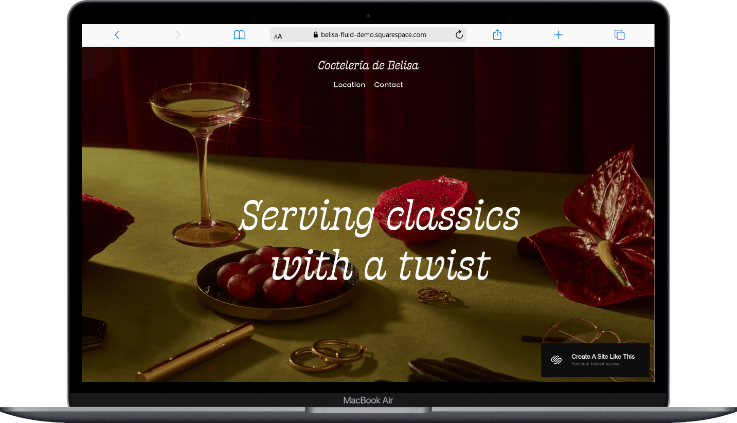 Belisa Squarespace Template Review