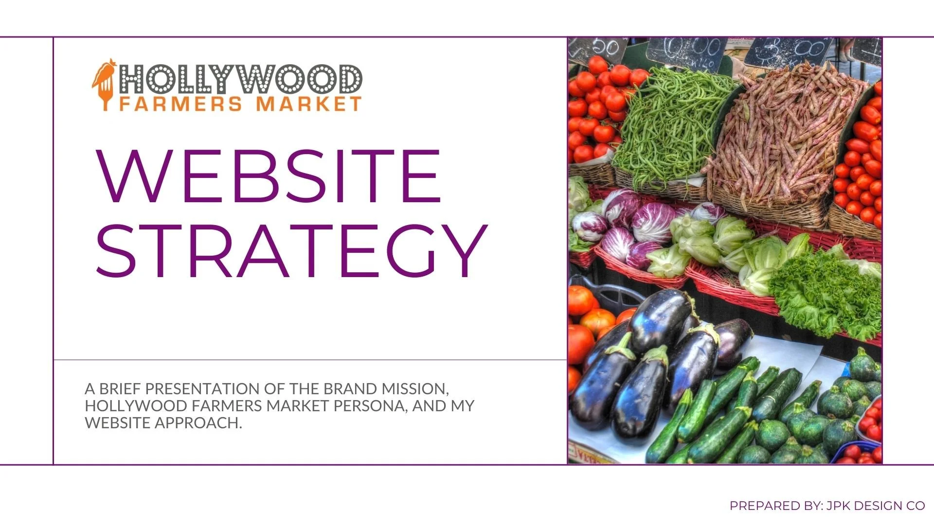 Case Study: Farmers Market Squarespace Website | JPK Design Co