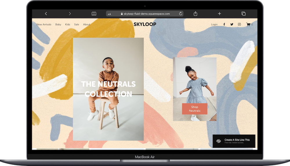 Skyloop Squarespace Template Review
