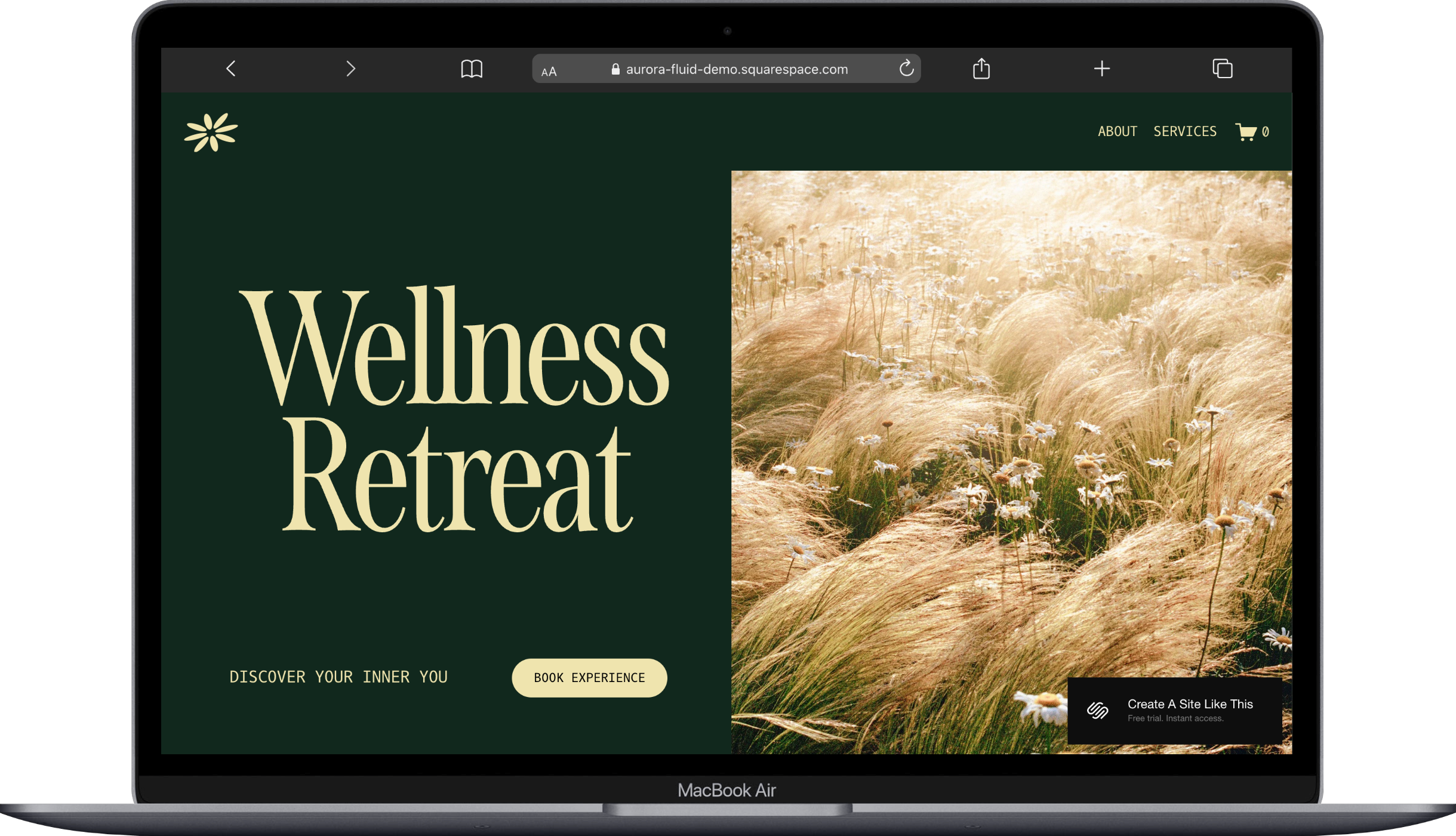 Aurora Squarespace Template Review