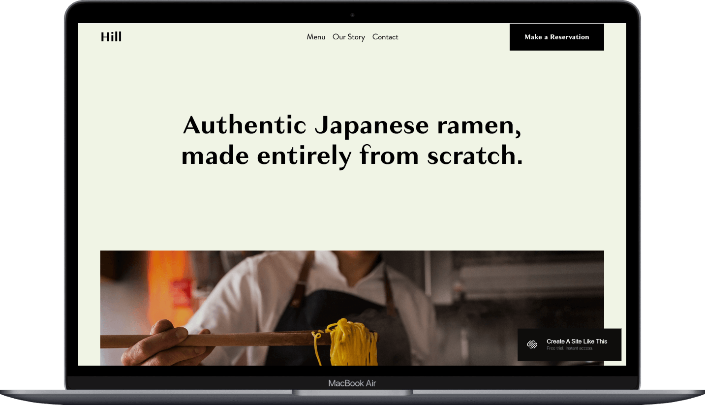Hill Squarespace Template Review