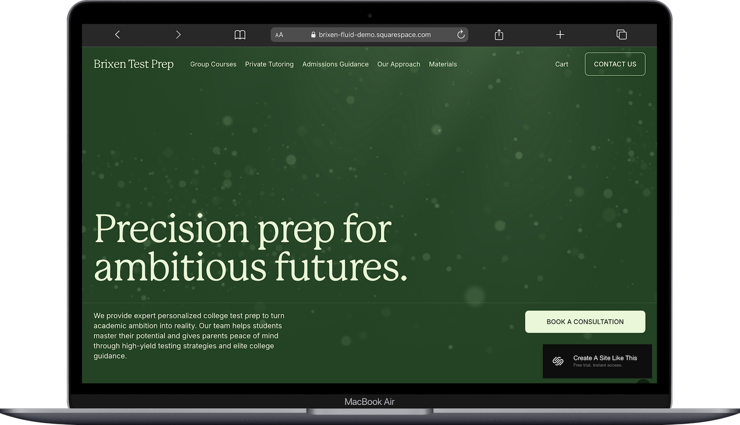 Brixen Squarespace Template Review