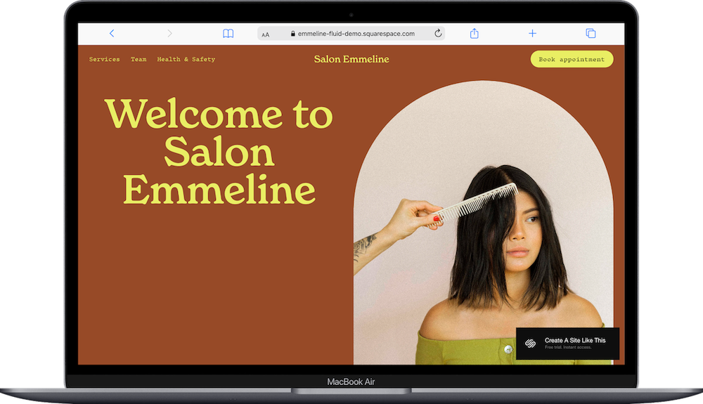 Emmeline Squarespace Template Review