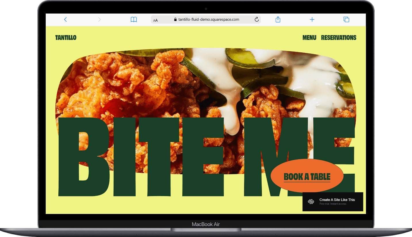 Tantillo Squarespace Template Review