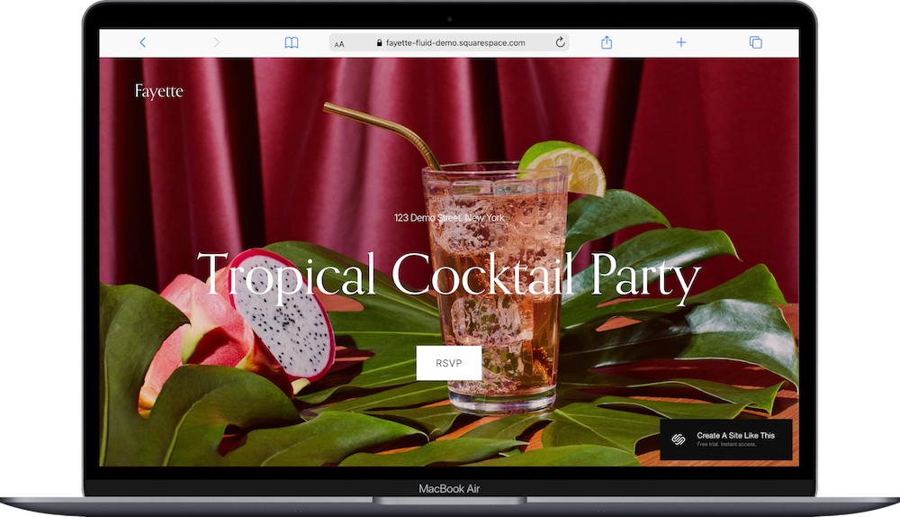 Fayette Squarespace Template Review