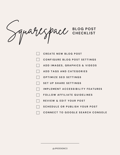 How To Easily Create A Squarespace Blog Post Jpk Design Co