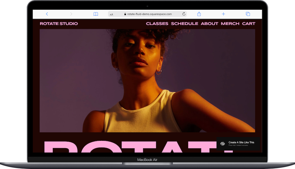 Rotate Squarespace Template Review