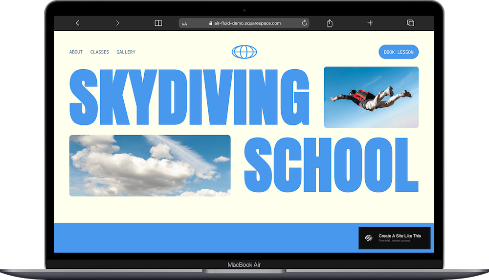 Air Squarespace Template Review