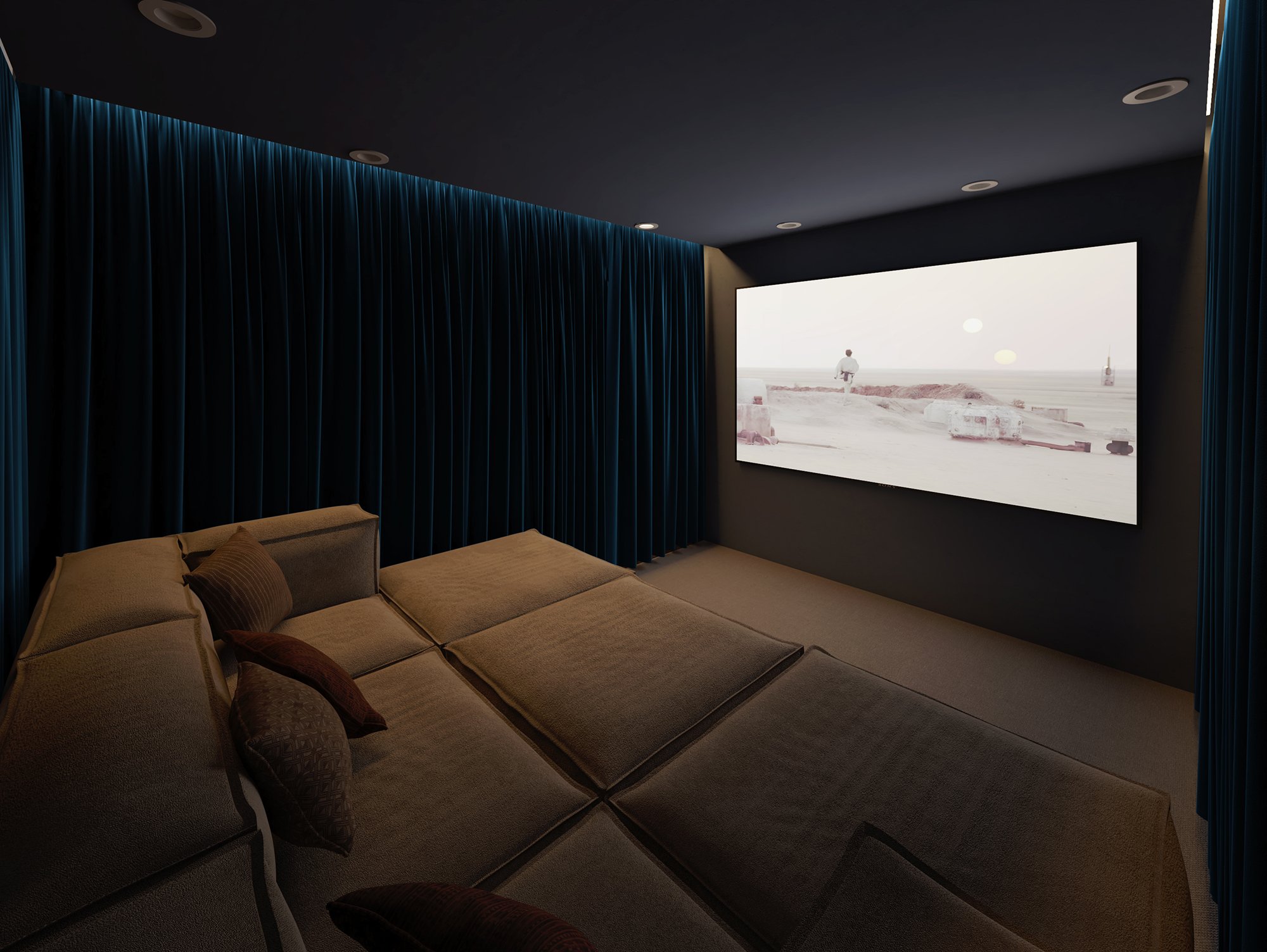 In-house cinema - Sandbank Villas