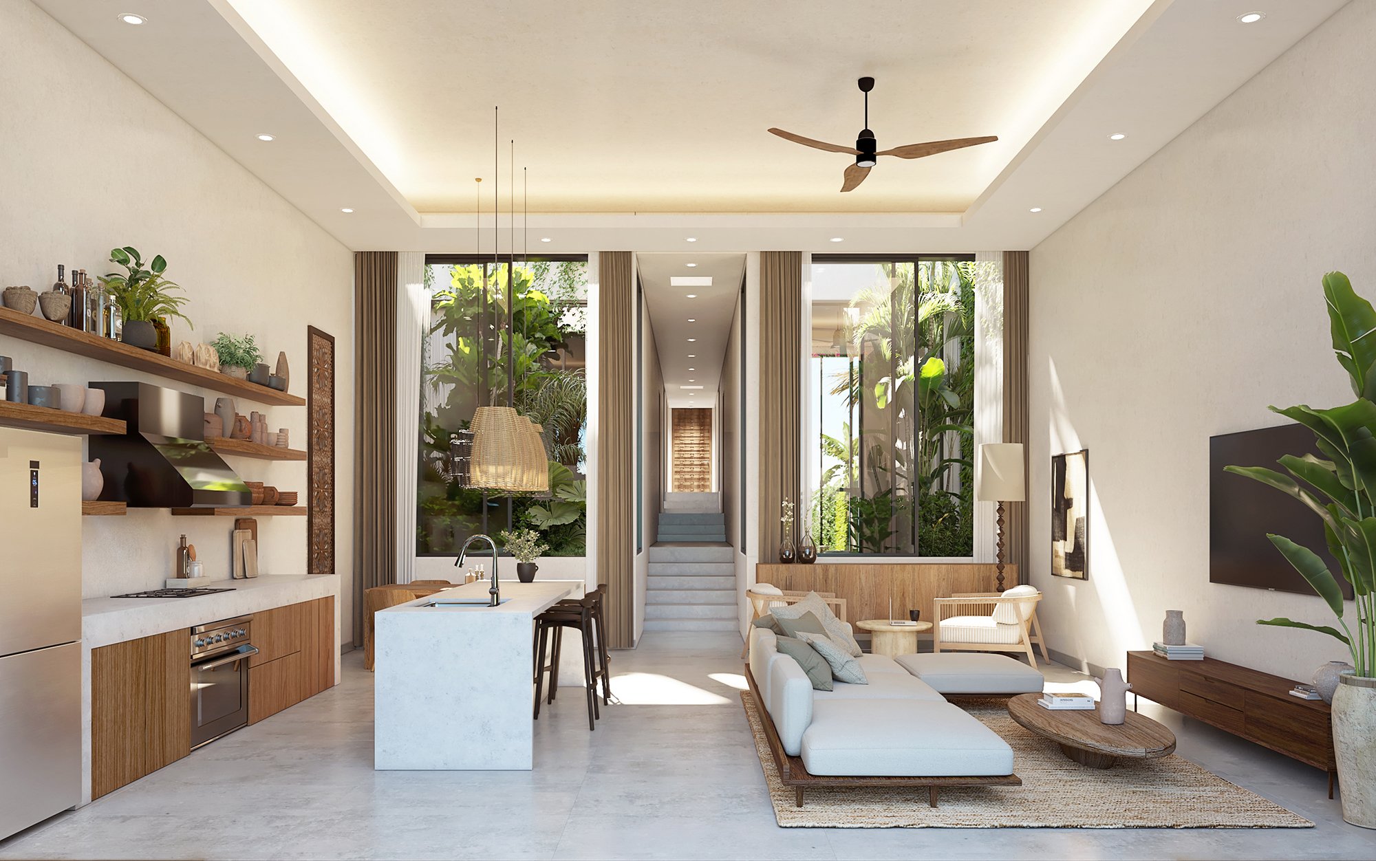 Living Room - Sandbank Villas