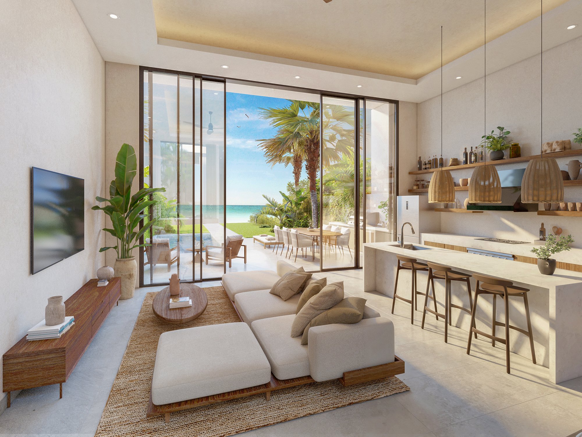 Living Room 2 - Sandbank Villas