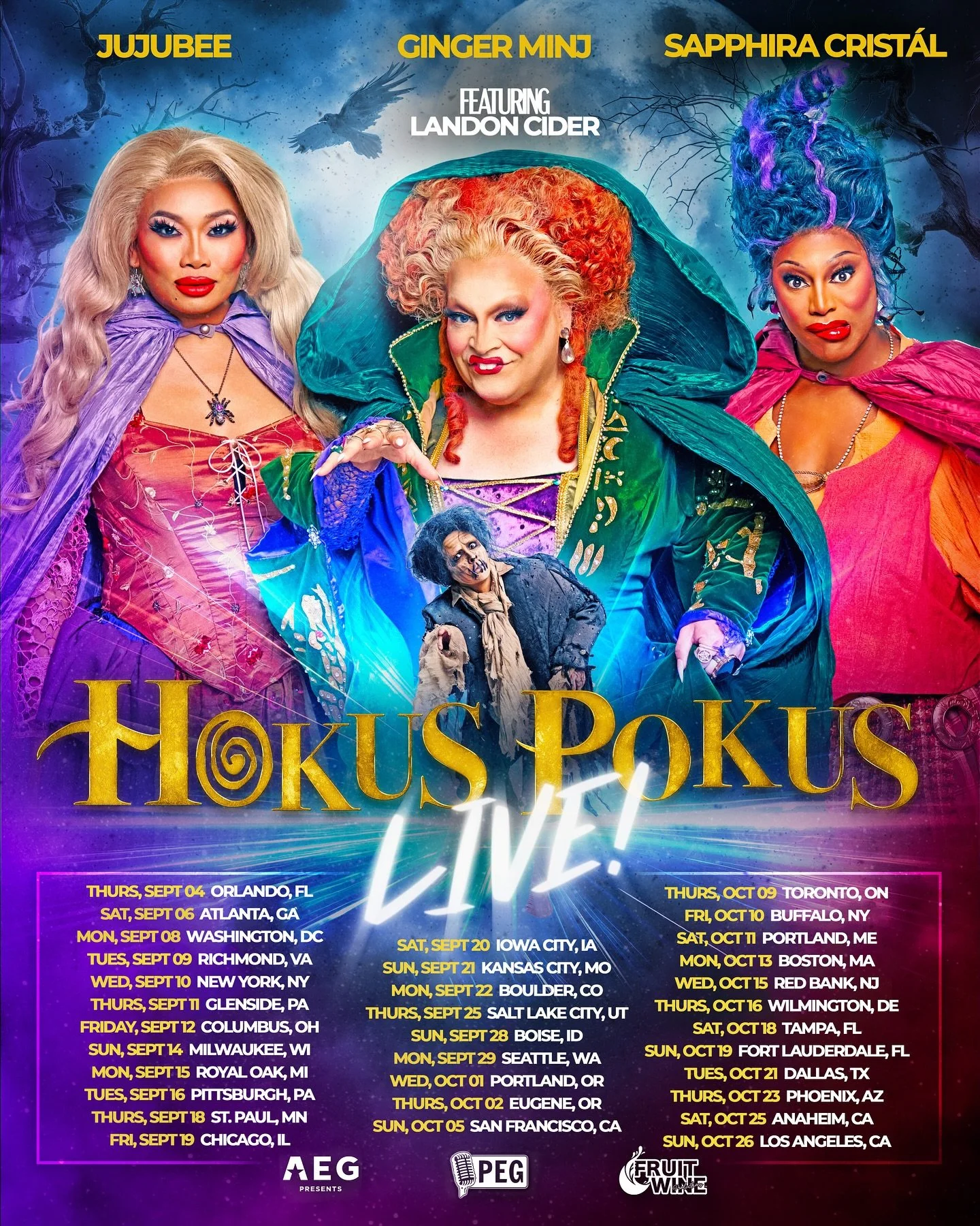 PRE-SALE for the NEWLY ADDED DATES is now LIVE!

USE CODE: SPELLBOOK

🧙&zwj;♀️