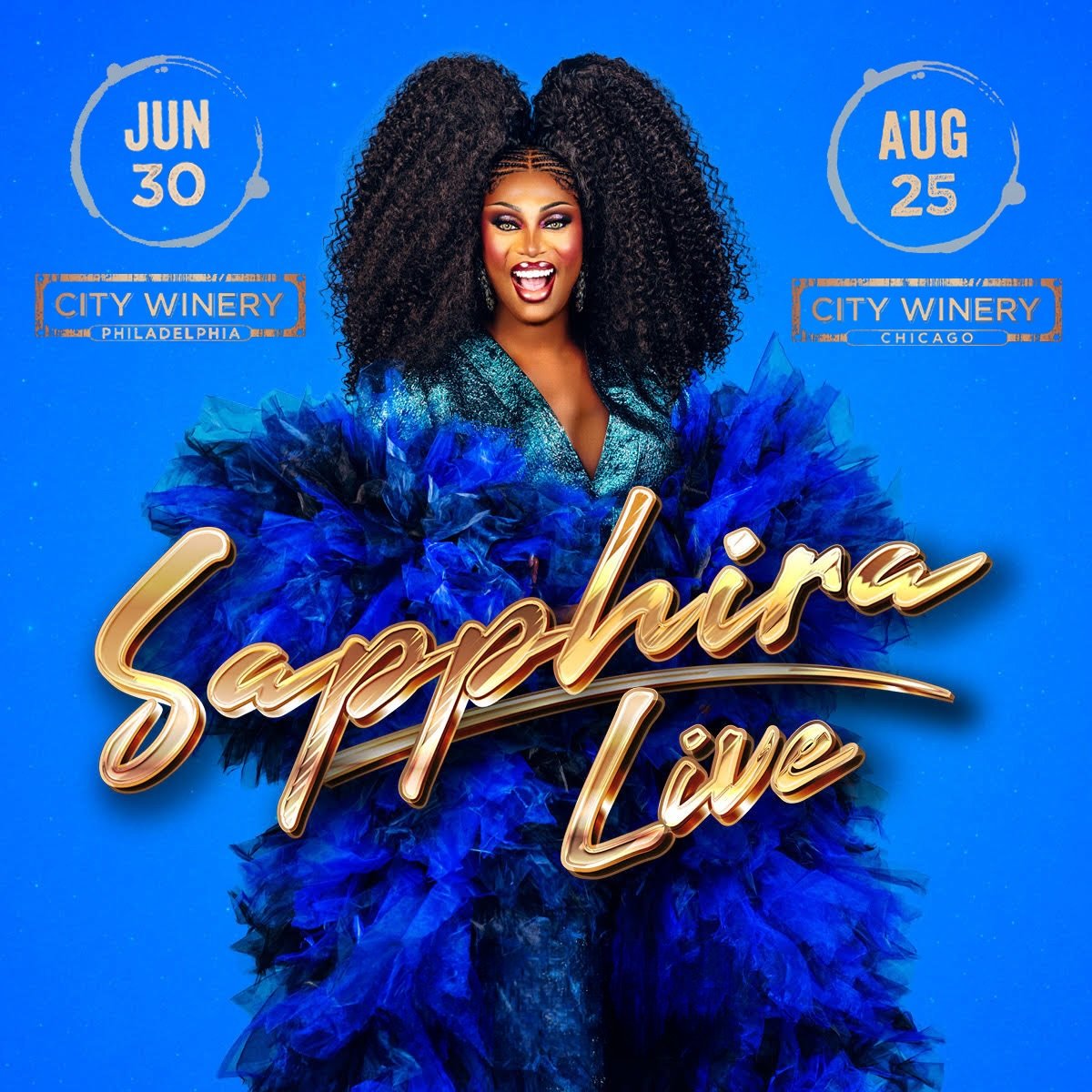 come see me at @citywineryphil (June 30) and @citywinerychi (Aug 25) for a night of laughter, live performances and special guests!

get your tickets today at seesapphira(dot)com!