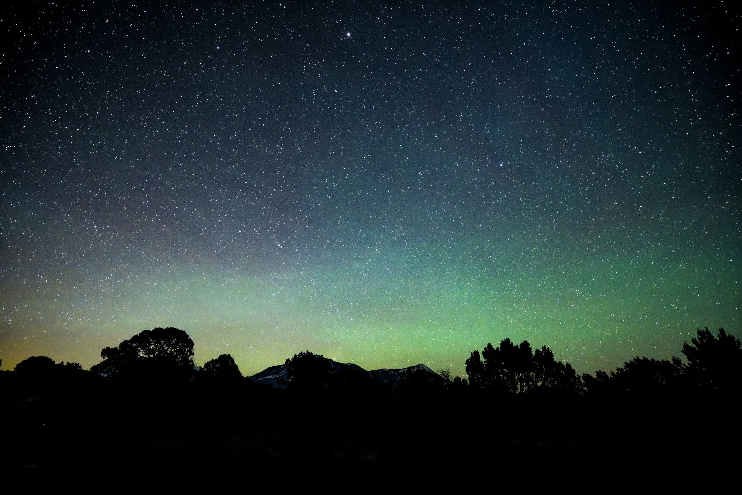 Early on at 2 am - Airglow to the south.