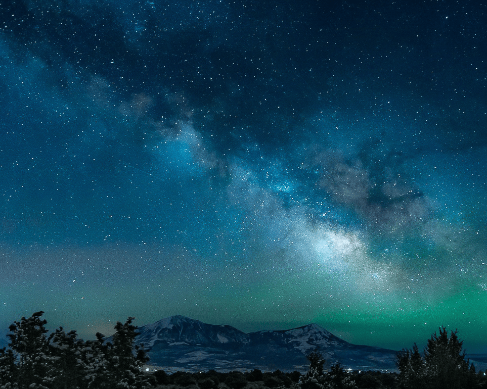 Apr 4 2025 Milky Way Snowscape