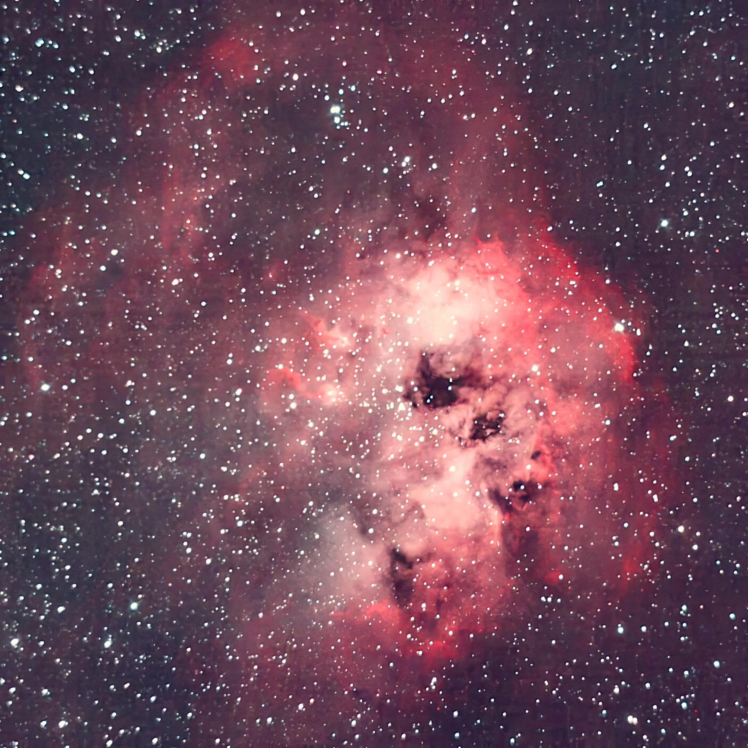 NGC 1893 and the "Bison" Nebula in H alpha. 