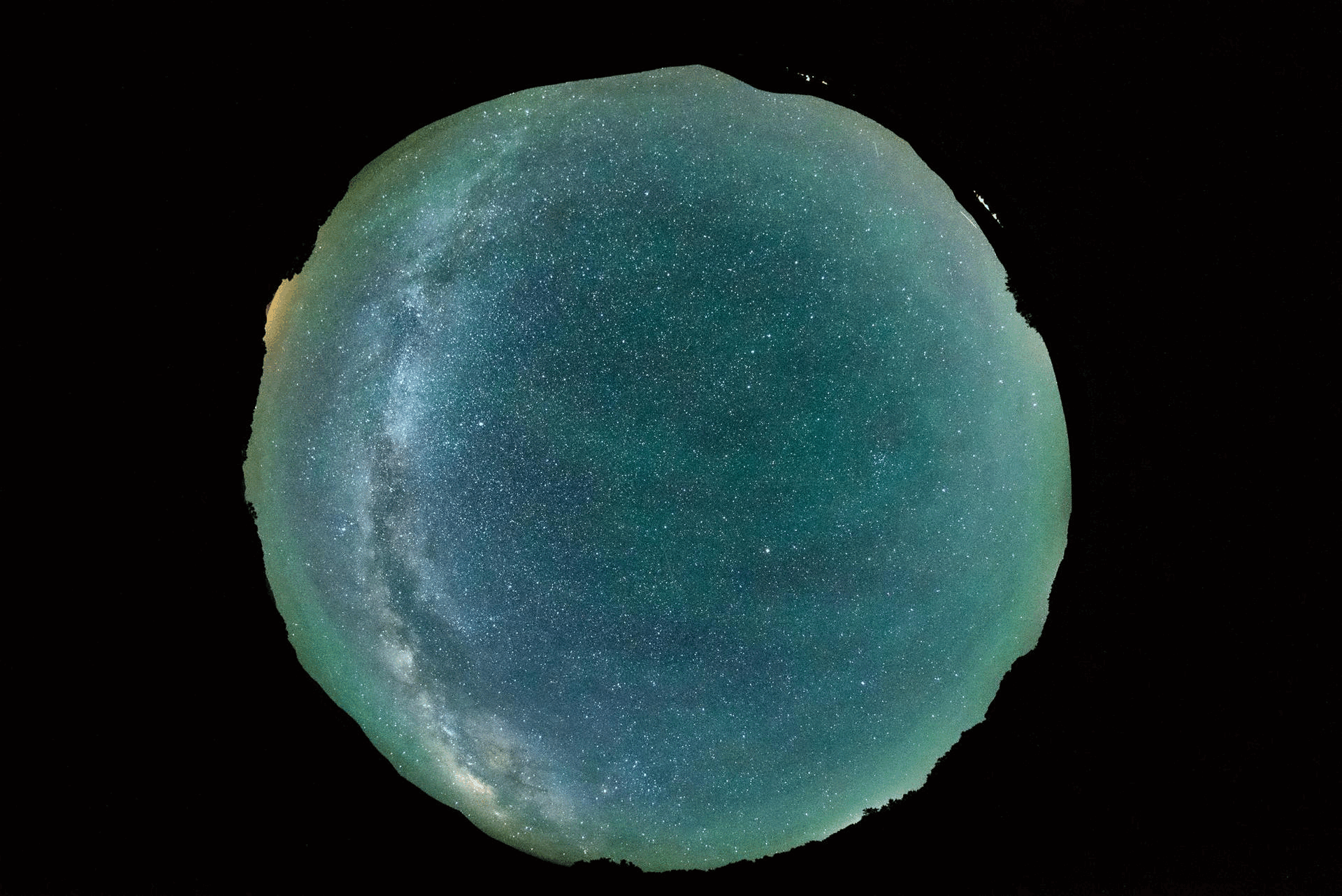 June 14 2025 Fisheye Airglow