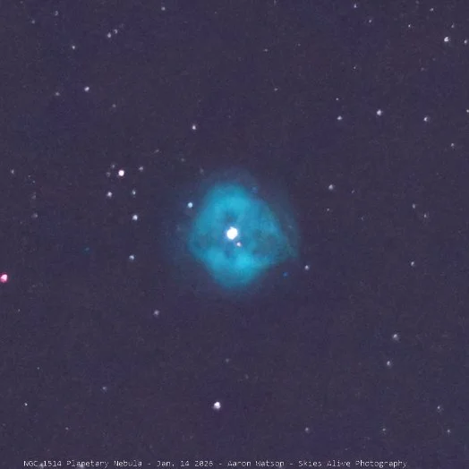 NGC 1514 Crystal Ball Nebula - Taurus Planetary Nebula 